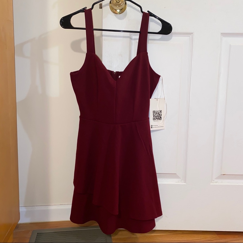 NWT wine red dress
